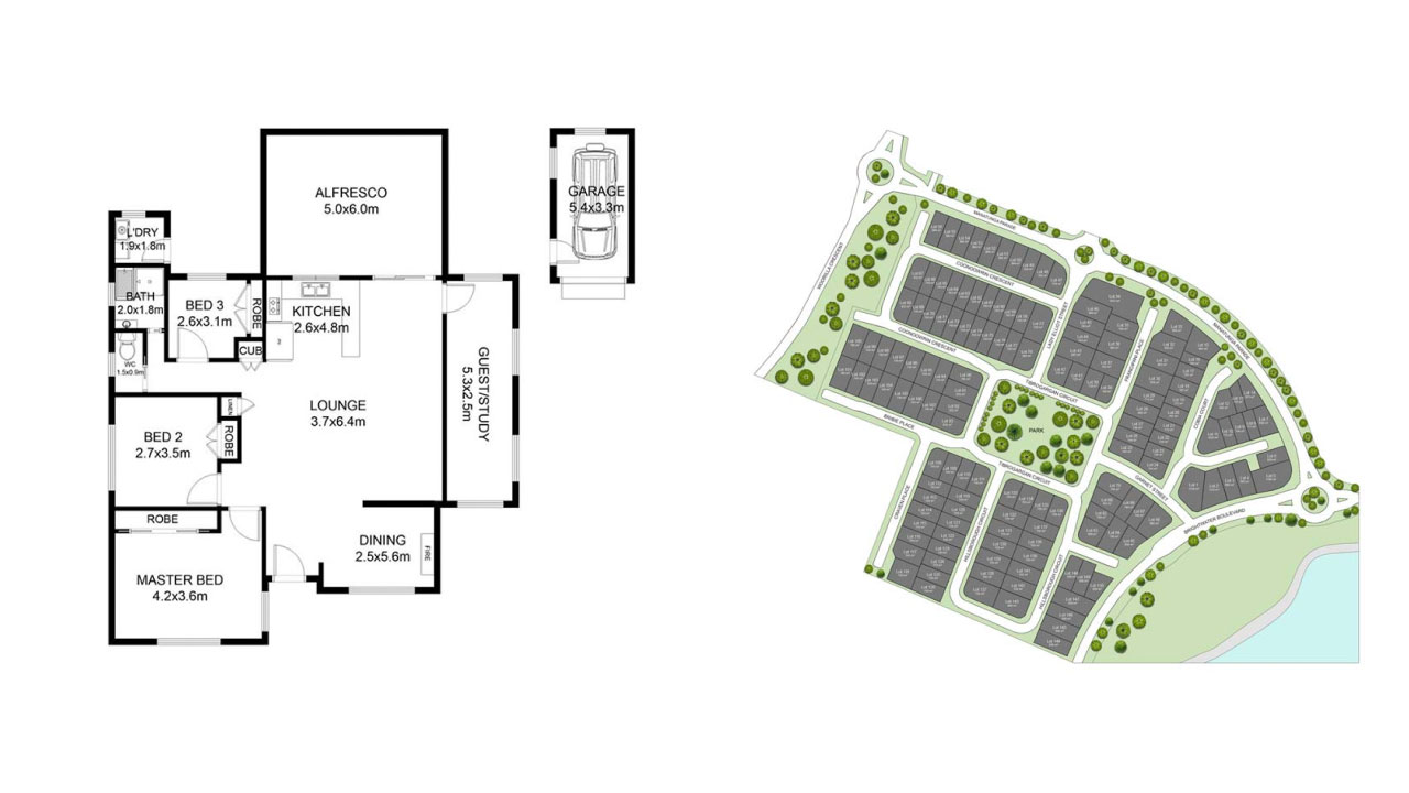 Floor Plan Redraws/Development Site Plans 