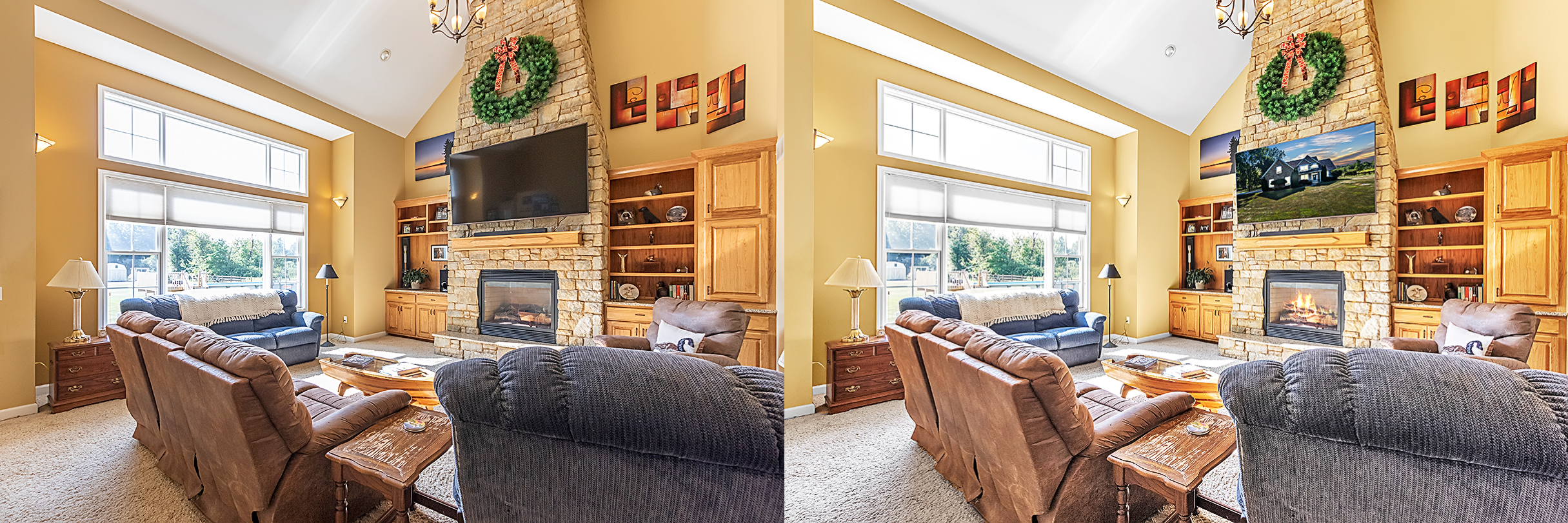 Virtual Staging – before and after