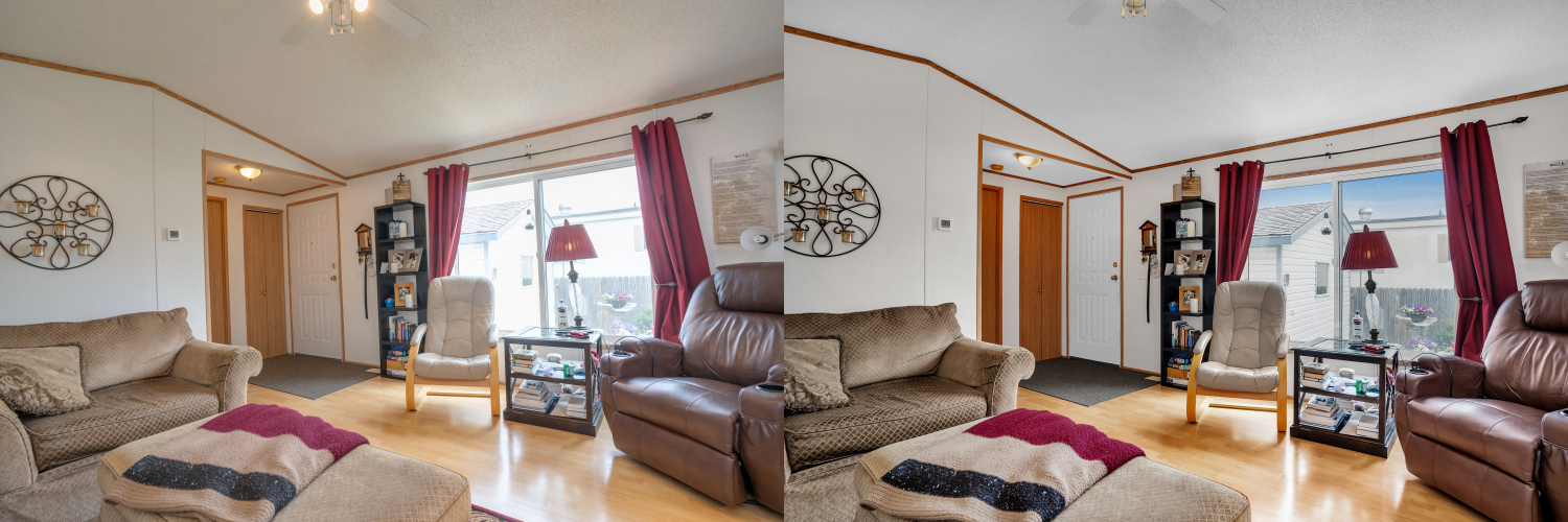 Virtual Staging – before and after